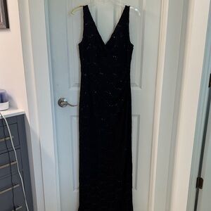 Lauren Ralph Lauren Black Formal Maxi Dress